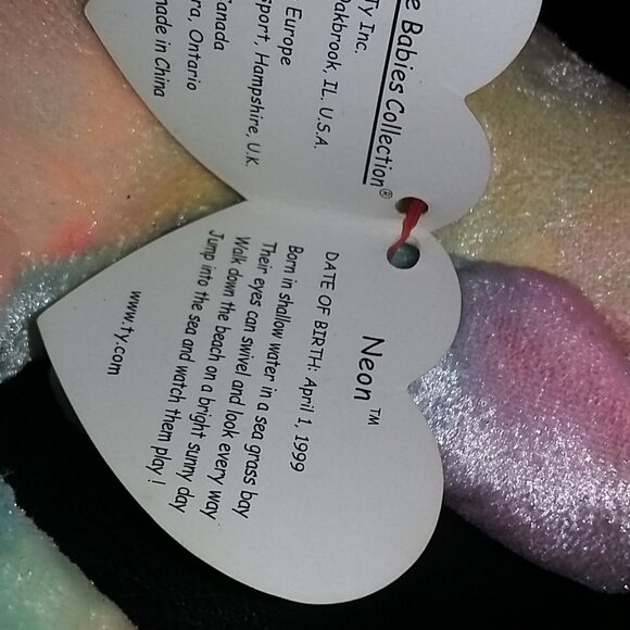 Beanie Babies - Seahorse - Picture 4 of 4